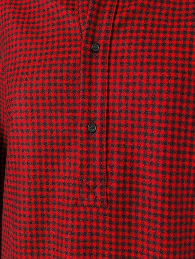 Shop Dsquared2 Long Checked Shirt In 001f