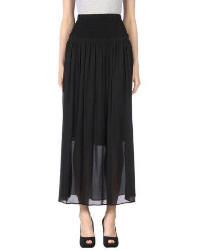Shop Isabel Marant Long Skirt In Black