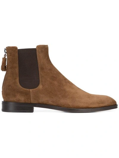 Shop Givenchy Chelsea Boots In Brown