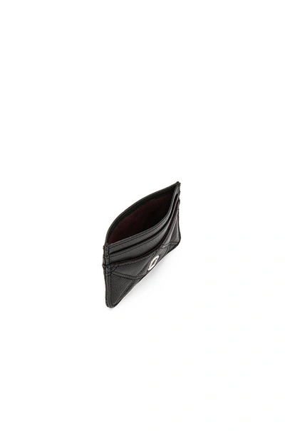 Shop Marc Jacobs Double J Matelasse Card Case In Black