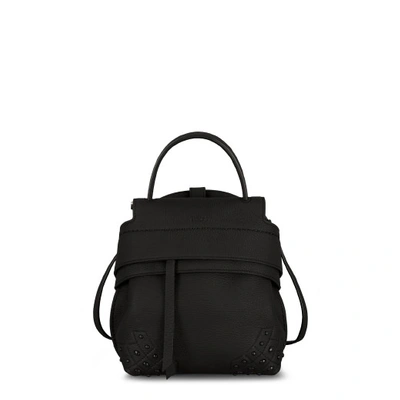 Shop Tod's Wave Backpack Mini In Black