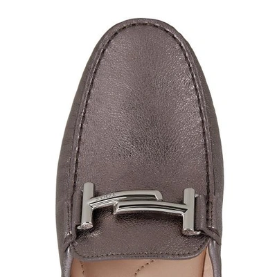 Shop Tod's On In Leather In Beige