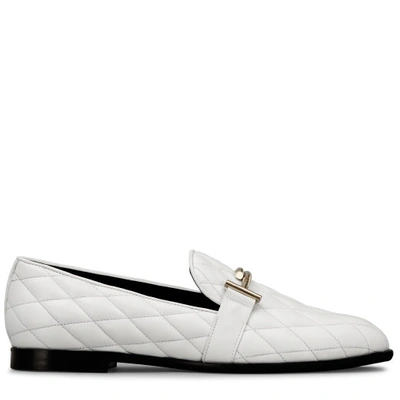Tod's Moccasin In Leather In White
