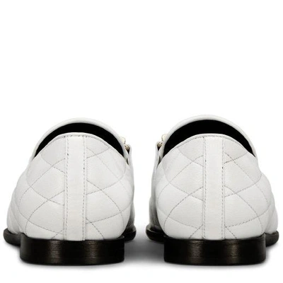 Shop Tod's Moccasin In Leather In White