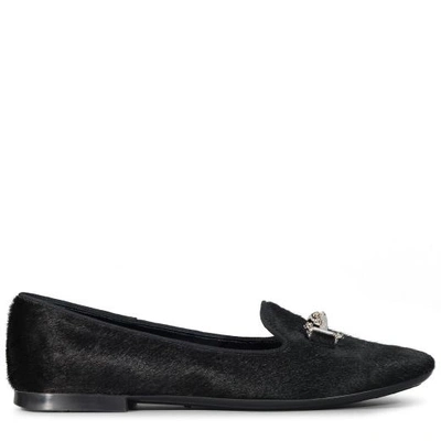 Shop Tod's On In Ponyskin Effect Leather In Black