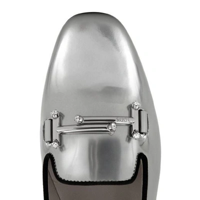 Shop Tod's On In Leather In Metallic