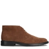 Tod's Polacco Suede Chukka Boots In Brown