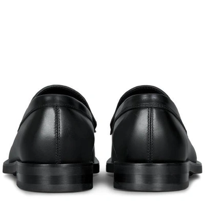 Tod's Men Leather Loafer In Black