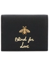 GUCCI 'blind for love' wallet,LEATHER100%
