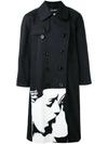 MISBHV kiss print trenchcoat,DRYCLEANONLY