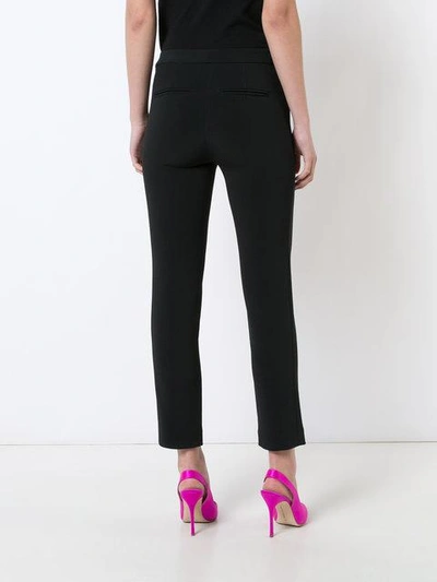 Shop Adam Lippes Stretch Cady Cigarette Trousers With Pintuck