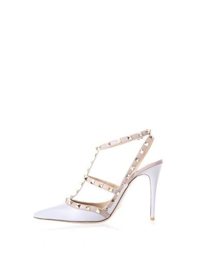 Shop Valentino Garavani Rockstud Leather Pumps