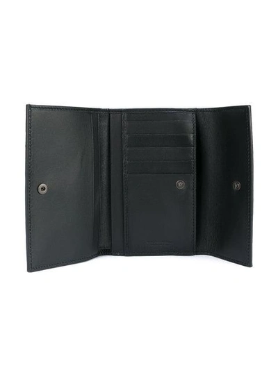 Shop Outsource Images Nero Intrecciato Nappa Continental Wallet In Black