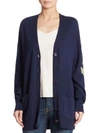 EQUIPMENT Gia Patch Cashmere Blend Cardigan