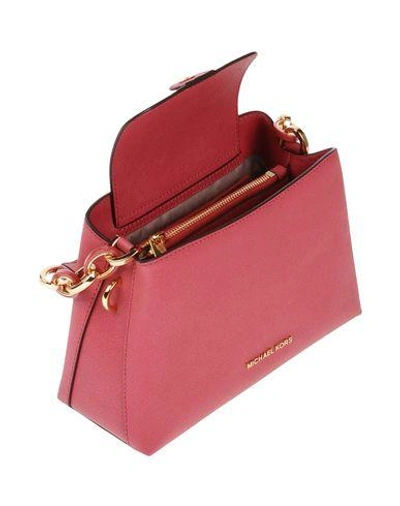 Shop Michael Michael Kors Handbag In Fuchsia