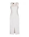 Pinko 3/4 Length Dresses In White