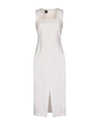 Pinko 3/4 Length Dresses In White