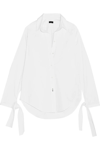 Joseph Thomas Cotton-poplin Shirt In White