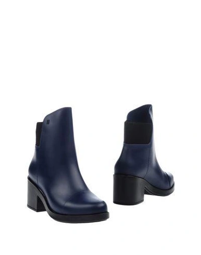 Shop Melissa Ankle Boot In Dark Blue