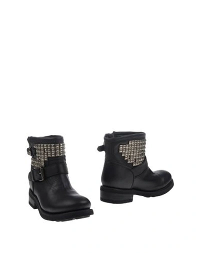 Ash Ankle Boot In Black