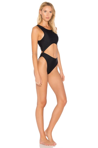 Shop Baja East Cut Out One Piece In Black