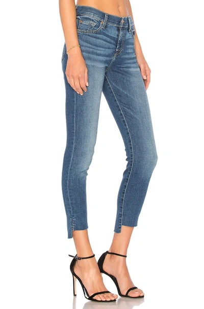 Shop 7 For All Mankind Ankle Skinny With Step Hem In Bella Heritage