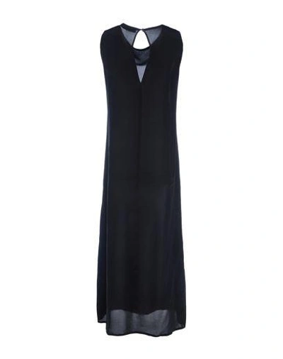 Shop Barena Venezia Long Dresses In Black