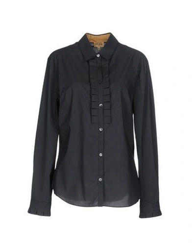 Alviero Martini 1a Classe Solid Color Shirts & Blouses In Steel Grey