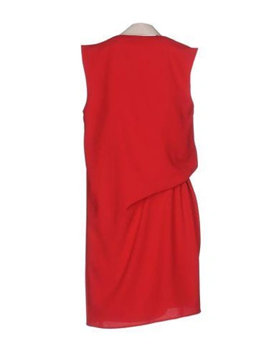 Shop Acne Studios Short Dress In Red