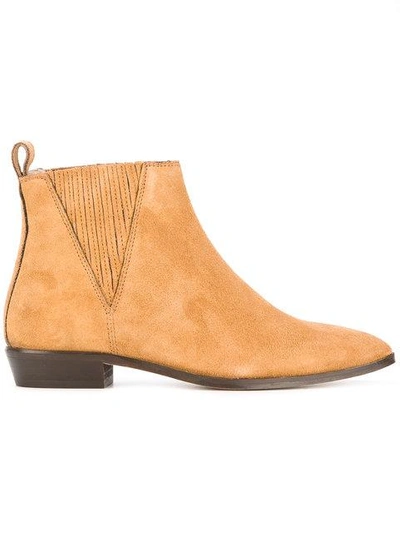 Shop Diesel Dannish Ankle Boots - Nude & Neutrals