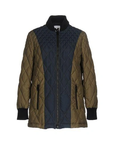 M Missoni Down Jackets In Military Green