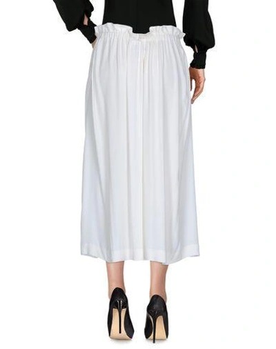 Shop M Missoni Cropped Pants & Culottes In Ivory