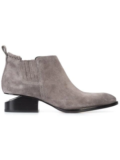 Shop Alexander Wang Kori Ankle Boots - Grey