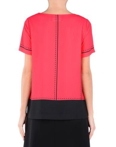 Shop Boutique Moschino Blouse In Red