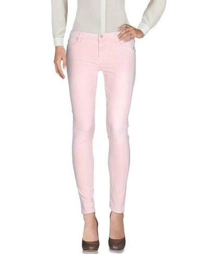 7 For All Mankind Casual Pants In Pink