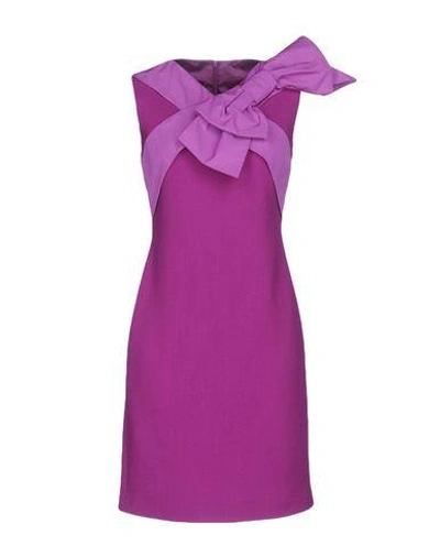 Boutique Moschino Short Dress In Mauve