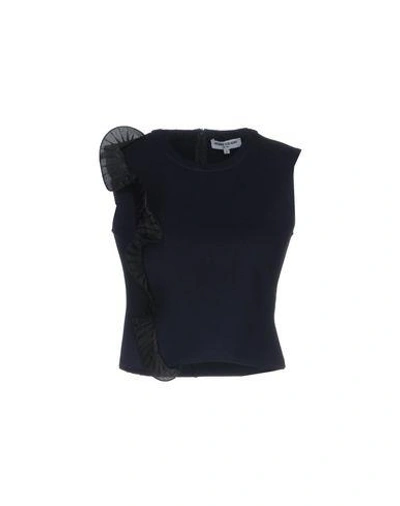 Shop Opening Ceremony Tops In Dark Blue