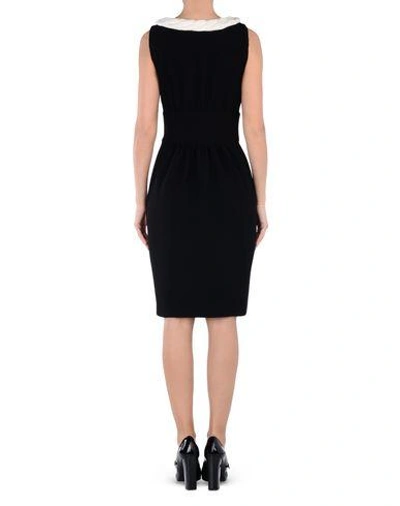 Shop Boutique Moschino Midi Dresses In Black