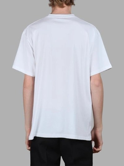 Shop Raf Simons Men's White Forest T-shirt