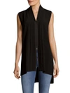 ADAM LIPPES SOLID SLEEVELESS PLEATED TOP,0400094294773