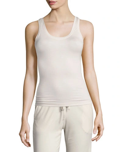 Zimmerli Pureness Fashion Lounge Tank In Off White