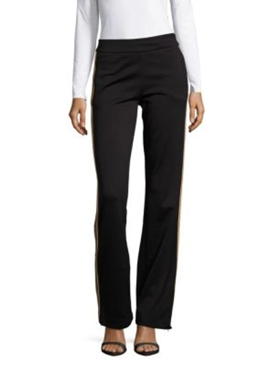 See By Chloé Cotton-blend Zipped-cuff Pants In Black