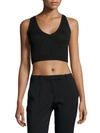 CARVEN SLEEVELESS CROPPED TOP,0400095103935
