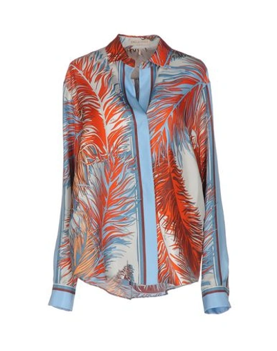 Emilio Pucci Patterned Shirts & Blouses In Himmelblau