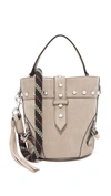 REBECCA MINKOFF ROSE MINI TOTE WITH CLIMBING ROPE