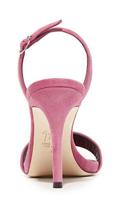 Shop Giuseppe Zanotti Alien Sandals In Fuscia