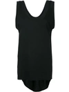 BASSIKE scoop neck tail tank top,MACHINEWASH