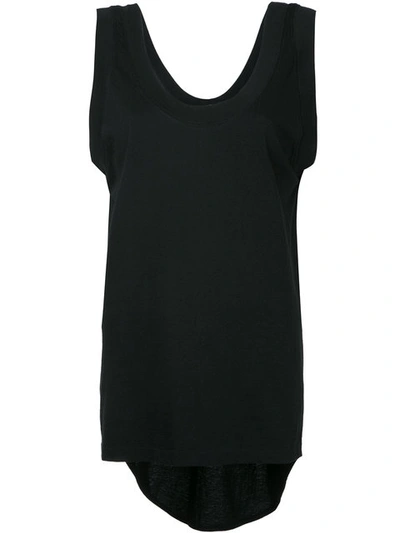 Bassike Scoop Neck Tail Tank Top