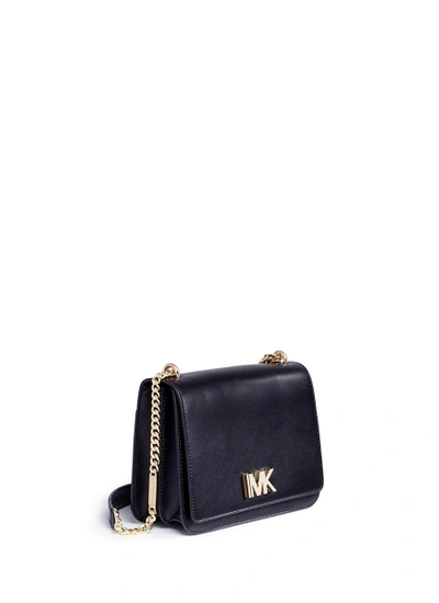 Shop Michael Kors 'mott' Large Curb Chain Leather Shoulder Bag