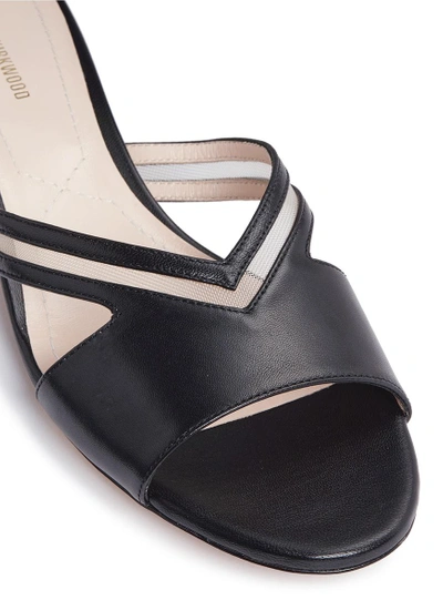 Shop Nicholas Kirkwood 'casati' Faux Pearl Heel Leather Sandals